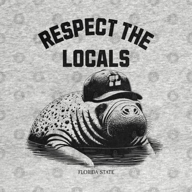 Respect the Locals - Manatee by susanne.haewss@googlemail.com